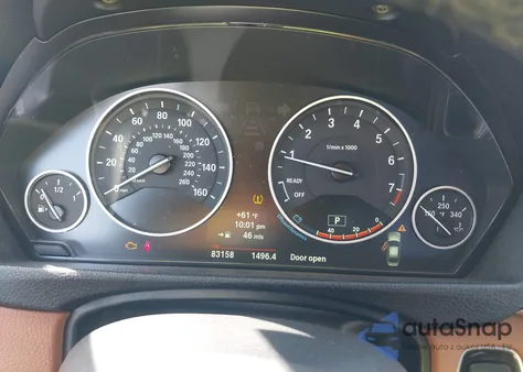 2013 BMW 328I из США, поврежденный, VIN WBA3C1G55DNR47228